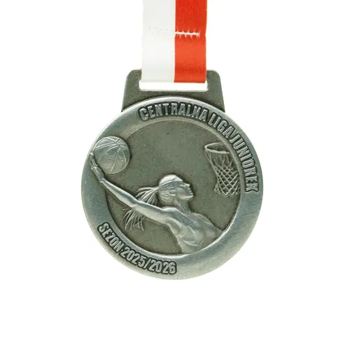 Medal cast from ZNAL alloy — high level of detail and a durable finish