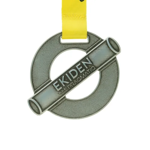 Custom 3D medal — a three-dimensional form with personalised engraving