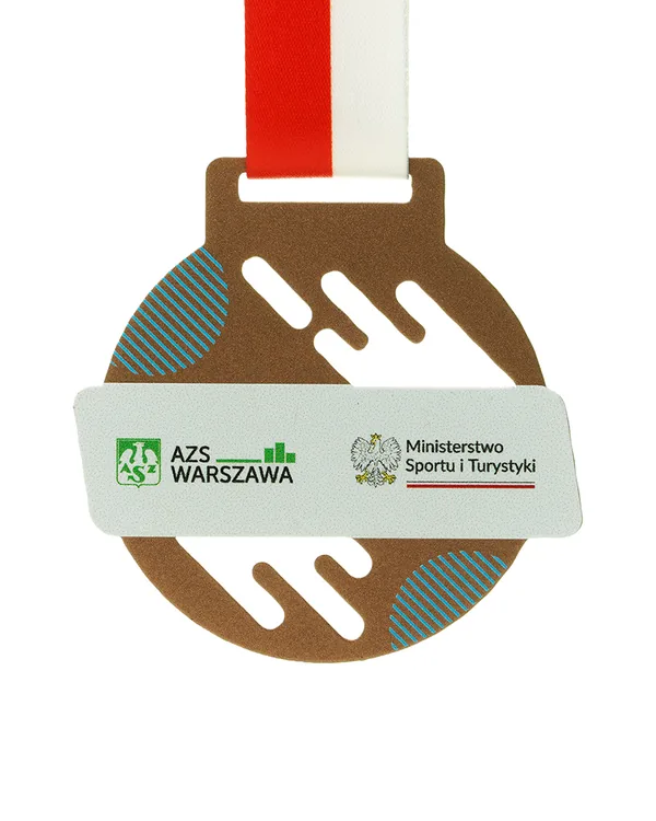 Custom laser-cut steel medals — durable sports awards with engraving and UV printing