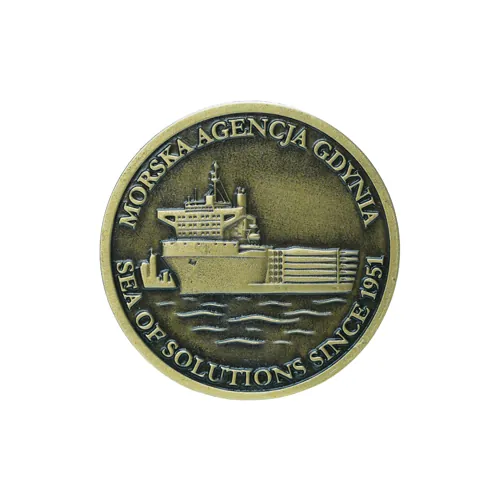 Commemorative medal in the form of a coin — a keepsake for a company anniversary