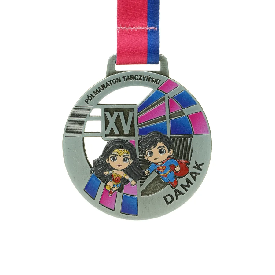 Sports medals ready for collection — a Spinfactory project for a race organiser