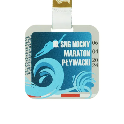 Stainless steel medal — a modern sports trophy made in the EU