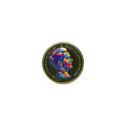 Promotional pin with UV printing — a colourful gadget for trade fairs and events