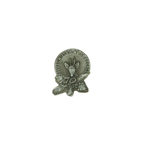 Metal pin made of ZNAL alloy with electroplating — a custom badge