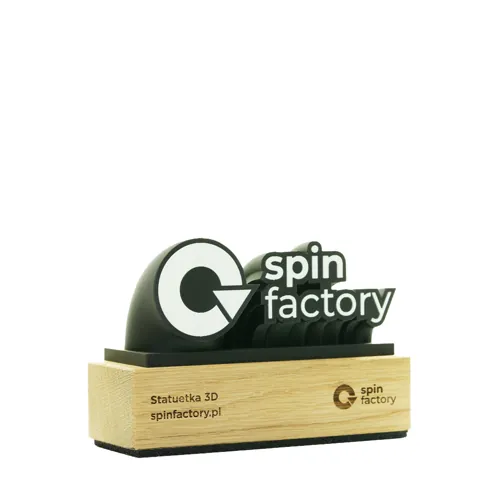 Custom corporate trophy — an award for an employee or business partner