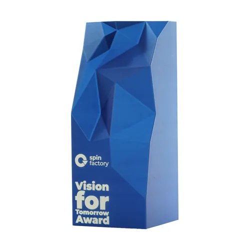 3D trophy cast from ZNAL alloy — an award with an individual design