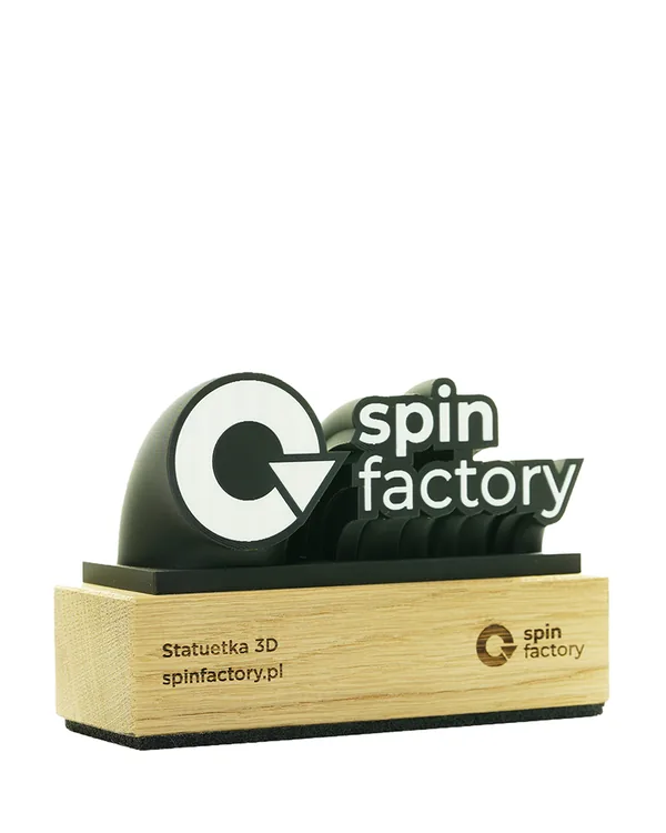 Custom 3D trophies from a European manufacturer — Spinfactory creates cast and 3D-printed awards for companies and events