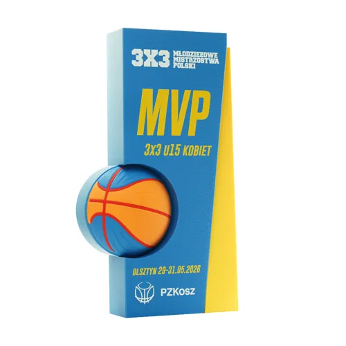 Custom three-dimensional trophy — a trophy with gold plating